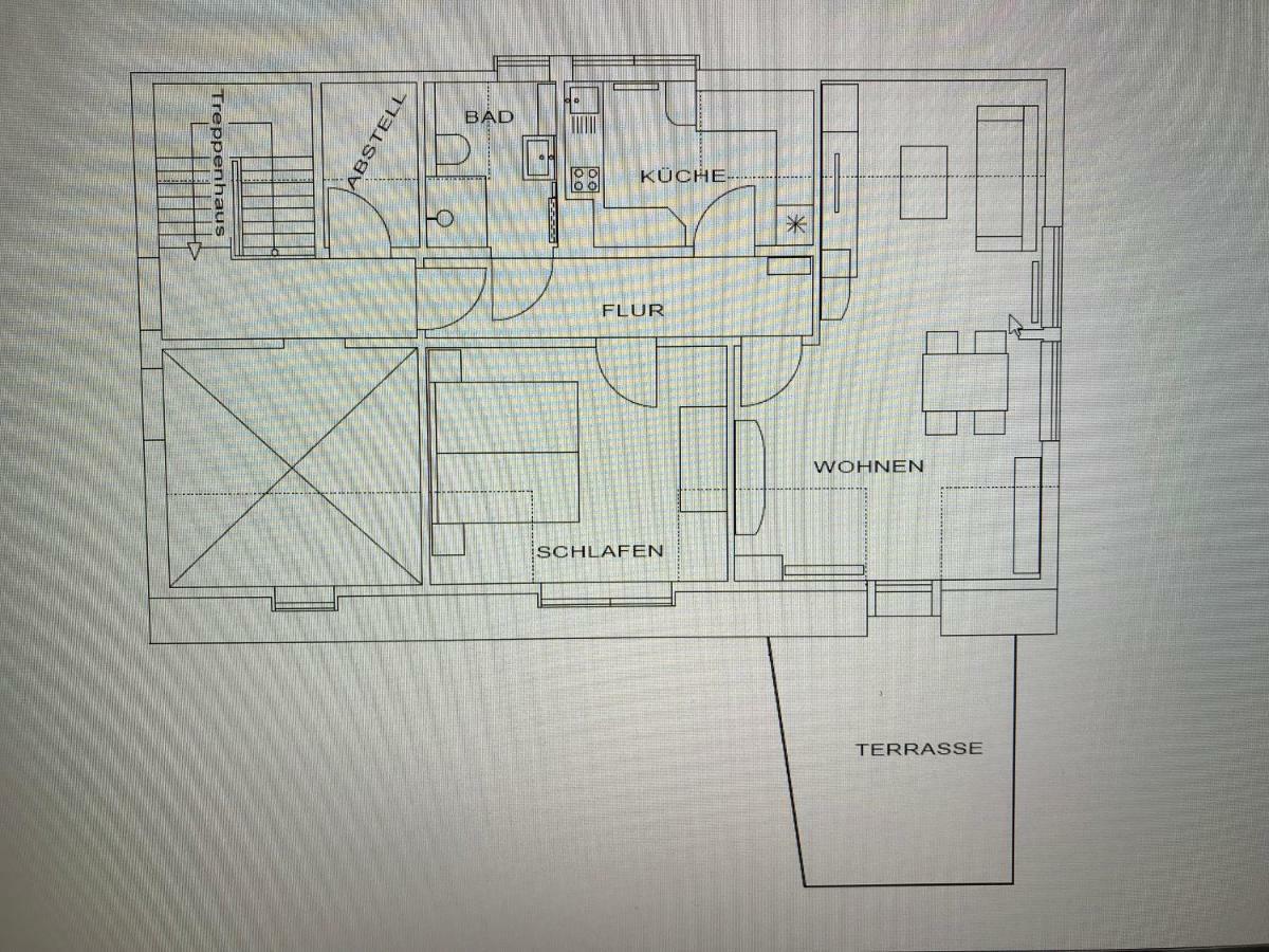 Peedy'S Luxurioese 60M² Wohnung Mit Balkonterrasse Stade Esterno foto
